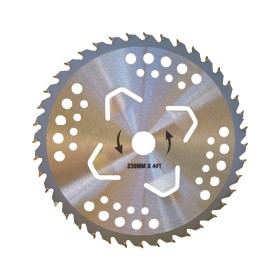 Видиран диск с отвори ф230 за храсторез, тример, моторна коса