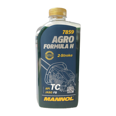Двутактово масло зелено MANNOL 1 литър