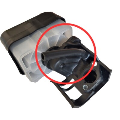 Маркуче за въздух - филтър за мотофреза, мотокултиватор